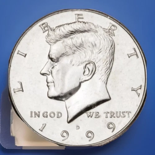 1999-D Clad Gem BU Kennedy Half Dollar Coin From OBR FAST SHIPPING