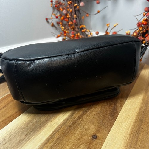 Bolso de Hombro Steve Madden BRHODES Y2K Hobo Negro Cuero Sintético Suave - Imagen 8 de 12