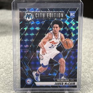 Jared McCain 2024-25 Panini Mosaic - City Edition #277 Genesis Mosaic Prizm (RC)