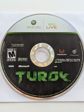 Turok (Microsoft Xbox 360, 2008) Disc Only - Broken inner plastic ring - Tested