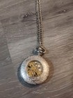 Watch Golden Inner Workings Silver Chained Vintage Pocket