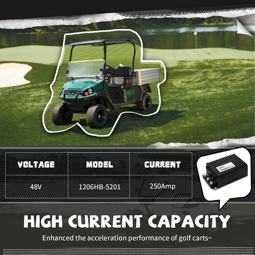 For Curtis EZGO Golf Cart Controller 1206HB-5201 48V TXT, TXT48 2010-ON, Repair - Picture 4 of 14