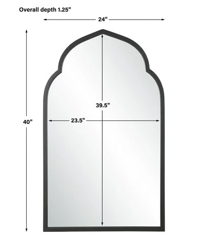 Kenitra  - Arch Mirror-40 Inches Tall and 24 Inches Wide Uttermost 09746 - Picture 7 of 7