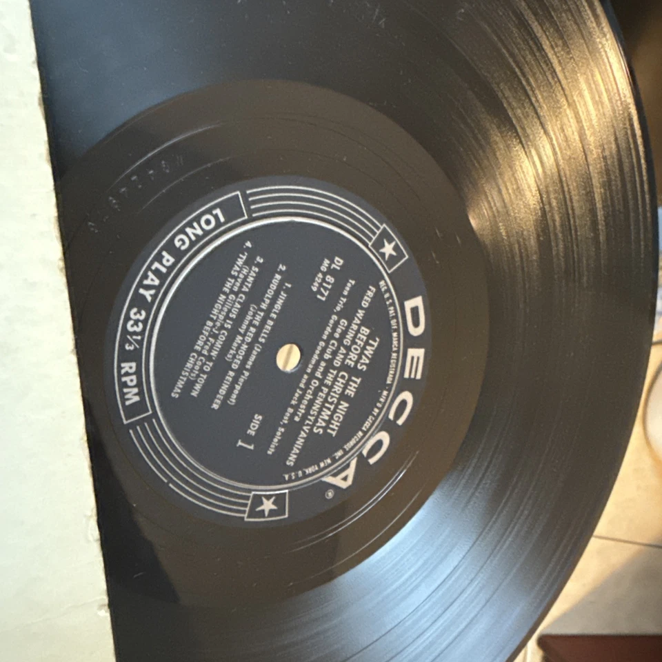 Fred Waring ‘Twas The Night Before Christmas LP Decca Mono Norman Rockwell EX!!! Foto 3 de 4