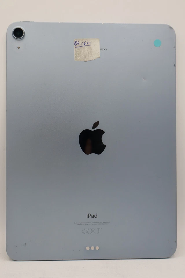 Apple iPad Air 4.Gen 2020 A2316 WiFi Blau Displayschaden iCloud-Frei #1002 - Bild 3 von 4