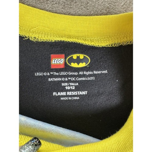 Lego Batman Pajama Top 10/12 Boys Long Sleeve - Picture 2 of 6