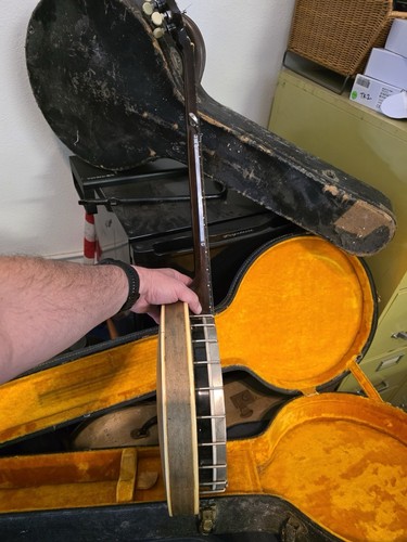 Gibson RB100 Banjo Mahogany One Piece Prucha Flange 5star Tuners 1964 - Picture 11 of 14