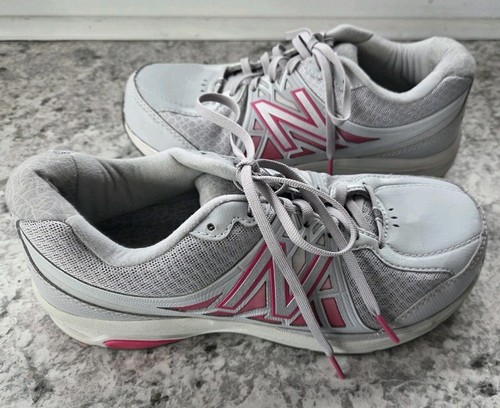 New Balance Scarpe da Corsa Donna 847v2 Grigio/Rosa da Passeggio, Taglia 7 Assorbi Ammortizzatore - Foto 2 di 11
