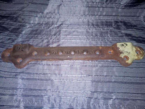 Vintage Gusseisen Standard Waschbecken Wandhalterung 10 1/2" - Bild 1 von 2