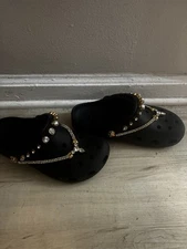 Crocs Classic Tiara Clog Black Size M6 W8