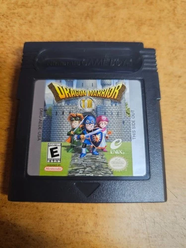 Dragon Warrior I & II (Nintendo Game Boy Color, 2000)(NEW BATTERY)(TESTED)
