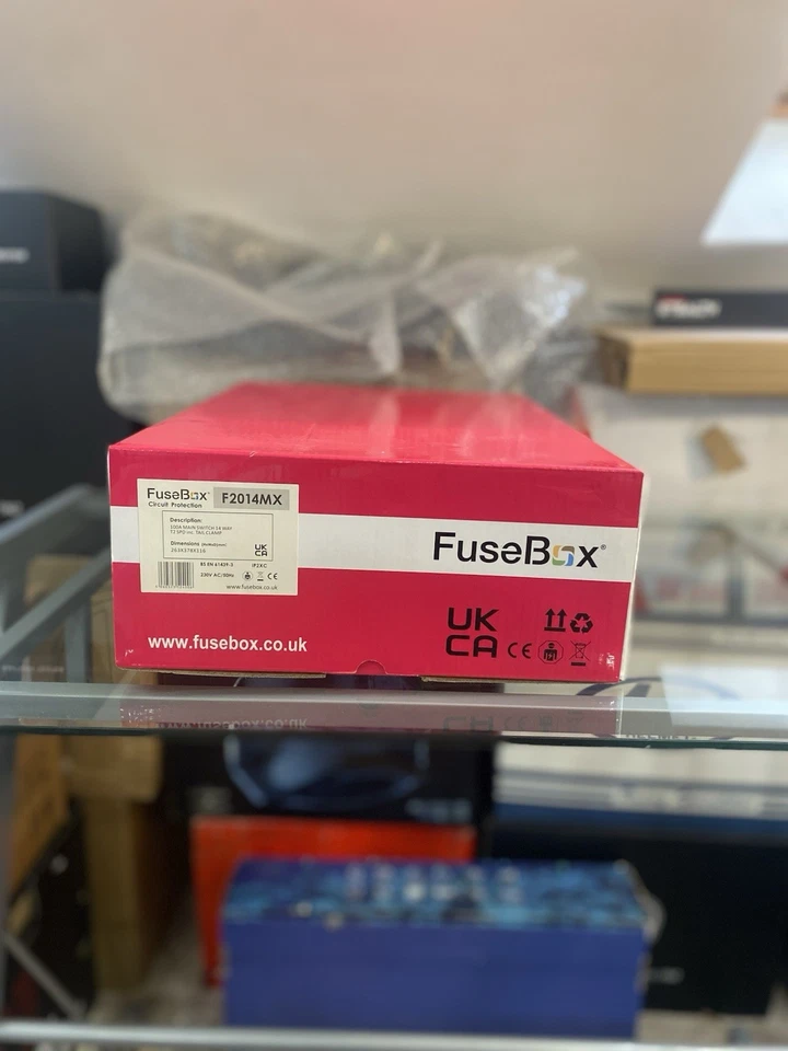 Fusebox F2014MX 14 Way T2 SPD Metal Consumer Unit 100A Main Switch 18th Ed - Image 3 of 3
