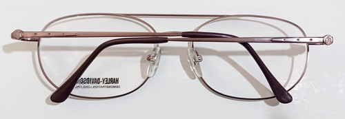 ORIGINALE HARLEY-DAVIDSON HD130 ABRN Eyeglasses Brown NEW METAL 58-18-145 - Picture 13 of 13