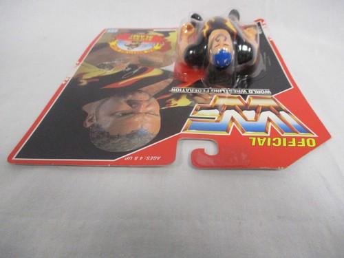 Vintage Wrestler WWF Bam Bam Bigelow Red Card NOC 1993 Hasbro NEW SEALED - Picture 5 of 15