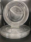 Anchor Hocking VTG MCM Manhattan Clear Glass Dinner Plates 10 Inch Set of 5 EUC