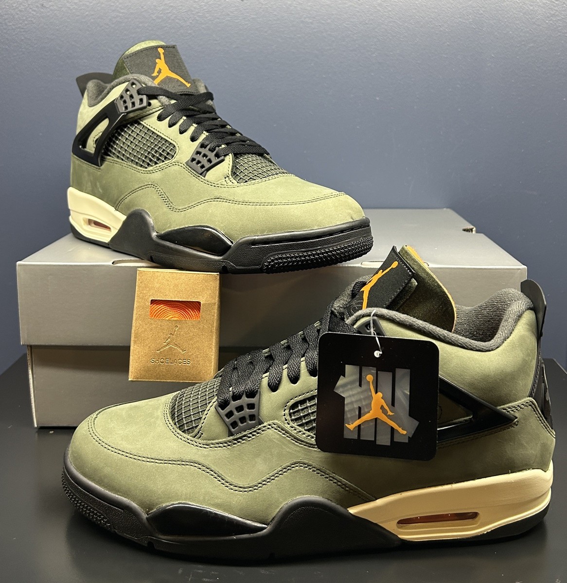 Undefeated x Air Jordan 4 Retro OG SP IB1519-200 Mens 11.5 Fast