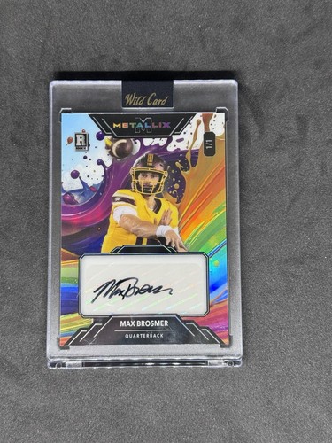 2025 Wild Card Metallix Football Max Brosmer 1/1 Auto Minnesota