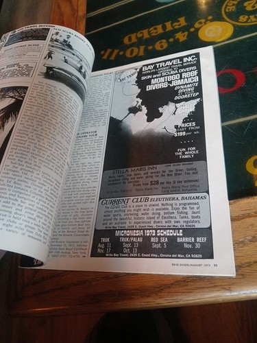 Skin Diver Magazine August 1973 - Picture 10 of 13