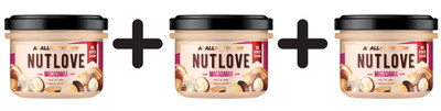 3 x Allnutrition Nutlove Smooth Cream, Macadamia - 200g (49,98 EUR/kg)