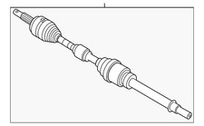 Genuine Nissan Axle Assembly 39101-3RC0A
