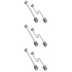  3 Pieces Honig Löffel Honiglöffel Edelstahl Honigtrührer Rührender