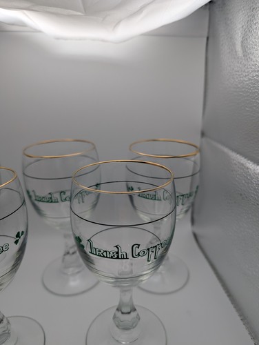 Irish Coffee Glasses Vintage Made In France Luminarc Set Of 5 - Picture 4 of 4