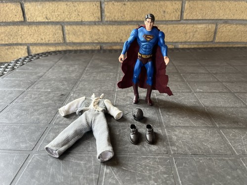 SUPER MAN CLARK KENT ACTION FIGURE DC CON VESTITI 2005 Circa 14 Cm - Imagen 6 de 12