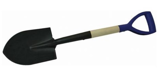 En bois Tête Ronde micro pelle 700 mm pelleter de creuser des fossés Outil à Main Nouveau