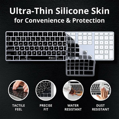 English (UK) Keyboard Cover for MacBook Air w/Magic Keyboard - 13" (2020+) - ... - Picture 3 of 5