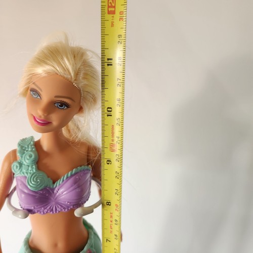 Barbie Fairy Tale Dress Up Doll In Molded Mermaid Skirt And Top Mattel 2015 - Picture 5 of 5