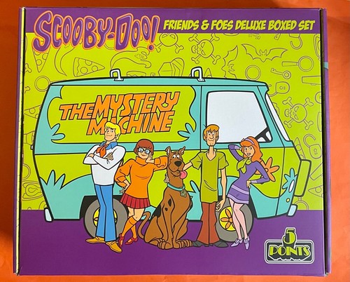 FIGURINES SCOOBY-DOO 5 POINTS FRIENDS & FOES DELUXE BOXED SET 10 CM MEZCO TOYZ - Picture 1 of 2