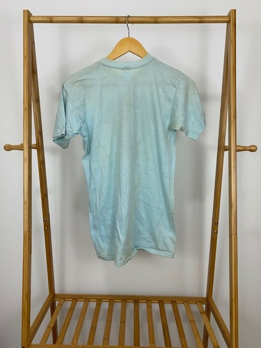 Vintage 80s Sportswear United States Navy Thin 50/50 Blue T-Shirt Size L USA - Bild 5 von 7