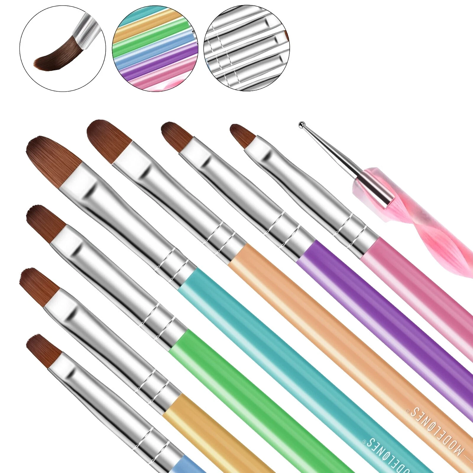 CLAVO de la naturaleza Herramienta puntea Nail Art Tools