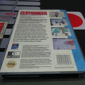 Cliffhanger Sega CD Complete CIB With Manual Registration