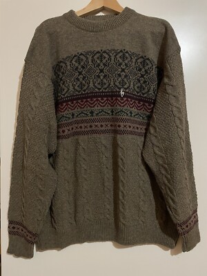 Kitz Pichler Herren Pullover Hochwertig Reine Schurwolle Gr. XXL Made In Austria