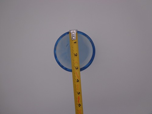 Pendant Light Glass Blue Marble Swirl Art Glass 11-1/2 in Tall - Picture 9 of 11