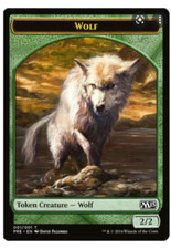 Wolf Token Magic The Gathering 2015 Card LP x1