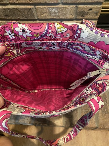 Vera Bradley Paisley Meets karierte Laptop-Reisetasche - Bild 9 von 13