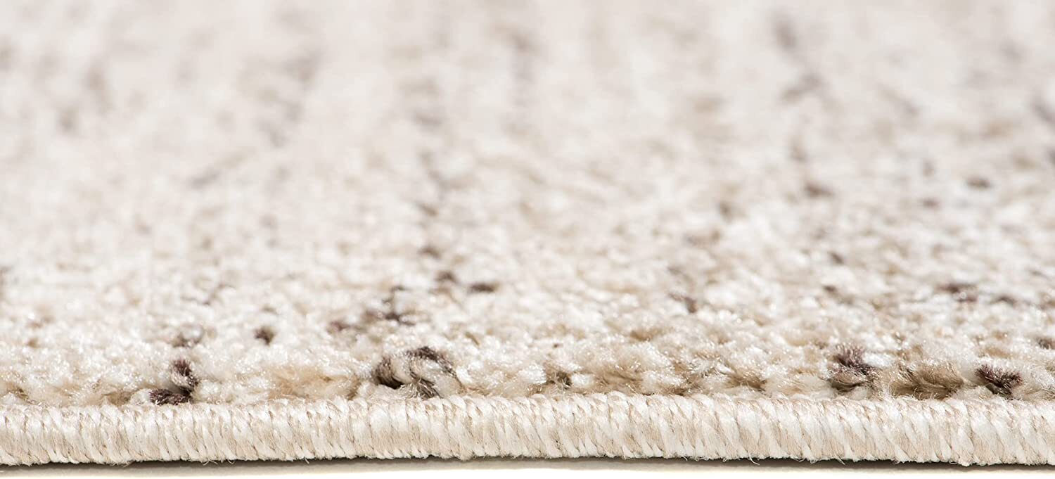 Teppich Läufer Flur Teppichläufer Kurzflor Creme 60 70 80 100 120cm