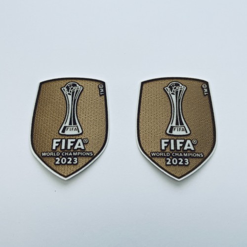 2023 UEFA Champions League Manchester City Haaland Grealish 2 Patches - Picture 3 of 4