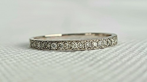 Wedding Ring (Diamond Band Ring ) WhiteGold 25 Point Diamond - Picture 7 of 7