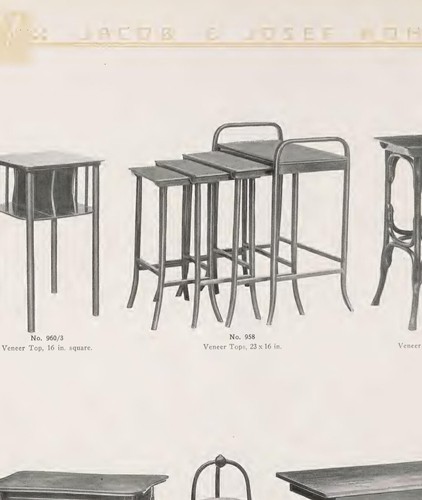 JJ Kohn service/side table 1907 - Picture 5 of 5