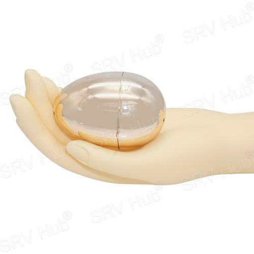 Huevos de Pascua de color metálico 5,6 cm, huevos rellenables vacíos, rellenos de relleno de cesta - Imagen 10 de 30