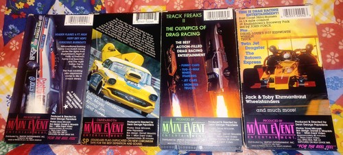Fuel Freaks | Track Freaks 2 | Pro Thunder VHS Lot 4 drag racing LOOK Free ship - Picture 3 of 3