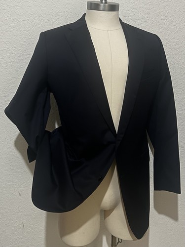 Samuelsohn Loro Piana Extreme Wool Navy Blue Blazer Sport Coat 48R Slim Fit - Picture 12 of 19
