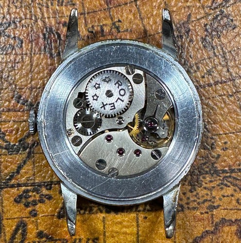 Rolex Marconi Antique Watches Vintage Wristwatch Green Blue 1930s 1940s Good - Picture 9 of 10