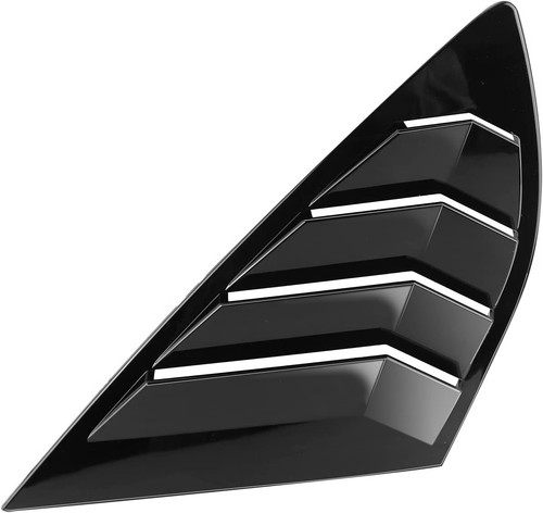 Par de persianas laterales traseras negras brillantes para Ford Fusion Mondeo 2013-2022 - Imagen 8 de 8