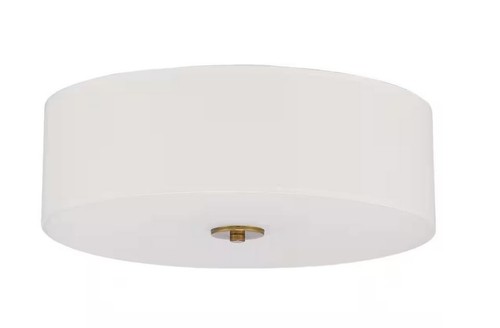 Access Lighting 18 in. LED Flush Mount Model 64063LEDDLP-ABB/WH - Picture 2 of 3