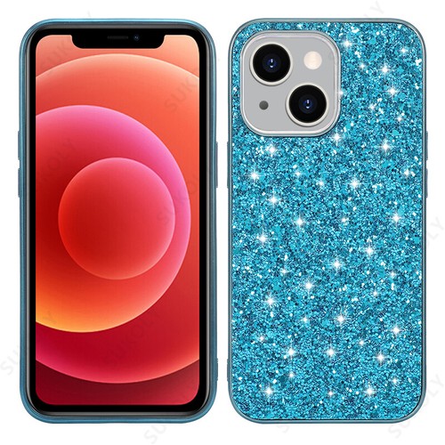 Glitter Sparkle Hybrid Hard Case For iPhone 15 14 13 16 12 Pro Max 11 7 8 Cover - Picture 14 of 19