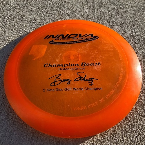 Innova champion beast 2 time pfn Rare BARRY SCHULTZ patent Numbers 175g - Picture 2 of 6